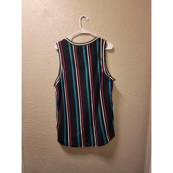 Vox Populi Men's Multi-Color Striped "Hype" Sleeveless T-Shirt size XL - Picture 6 of 6